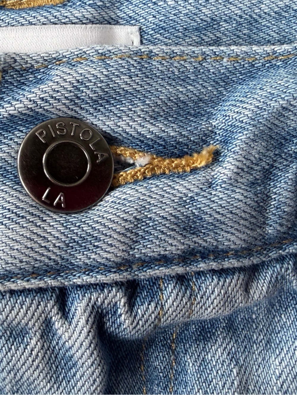 PISTOLA Light Wash Distressed Cut-Off Shorts - 26 - Picture 3 of 7